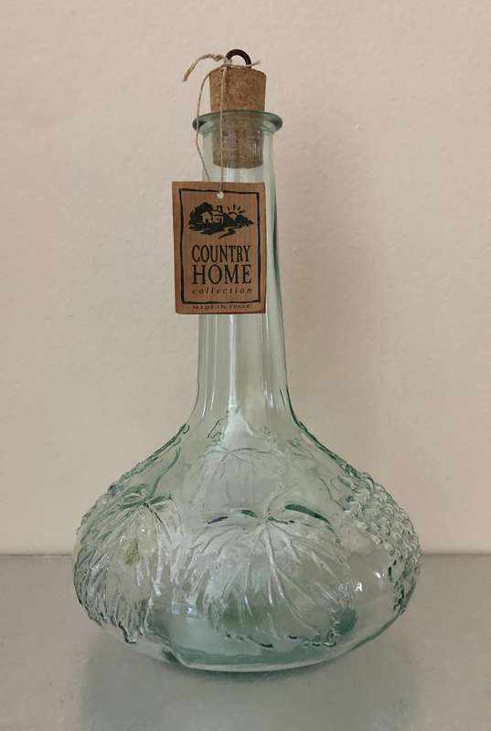 ITALIAN COUNTRY HOME COLLECTION DECANTER WITH ORIGINAL LABEL