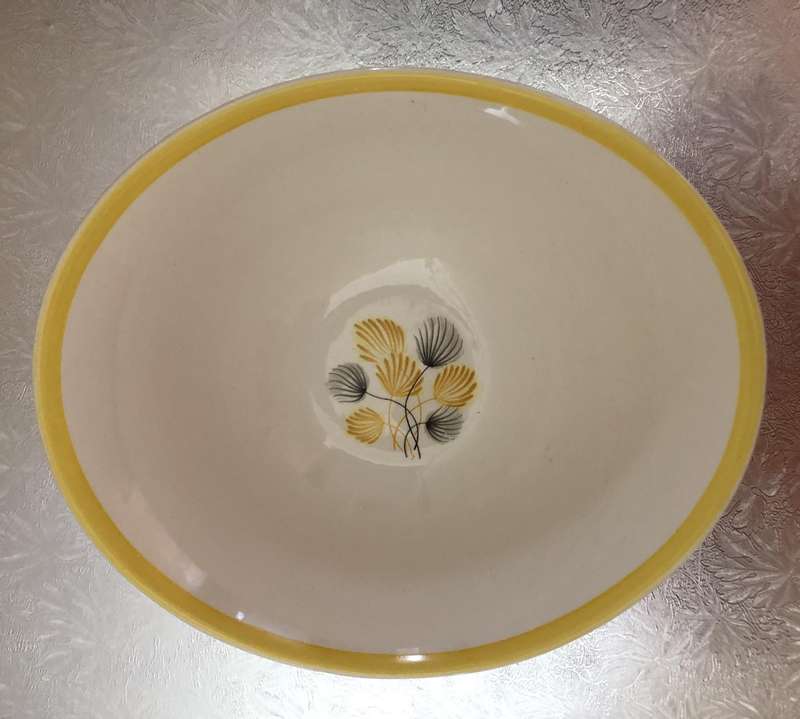 RARE POUNTNEY AND CO OF BRISTOL "COTTON GRASS" BOWL