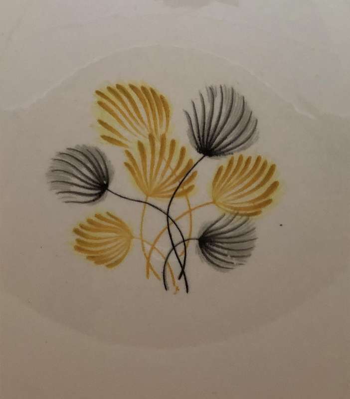 RARE POUNTNEY AND CO OF BRISTOL "COTTON GRASS" BOWL