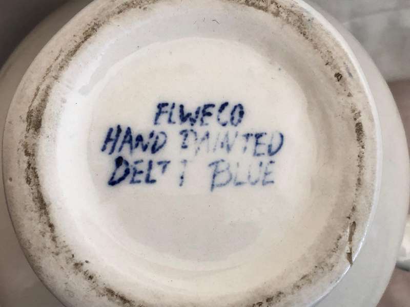 ELWECO HAND PAINTED DELFT JUG - 14.5CM