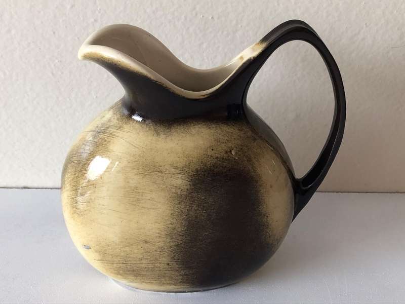 GLAZED ZEBRA CERAMIC JUG