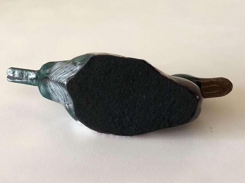 BEAUTIFUL HAND PAINTED WOODEN MALLARD LONG TAILED DUCK