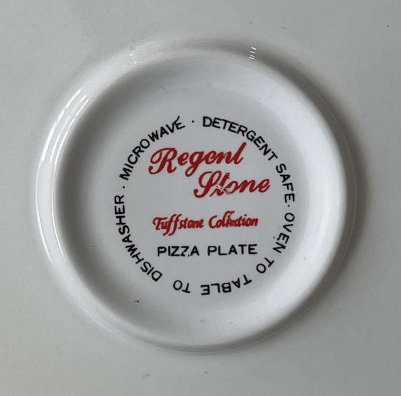VINTAGE RETRO PIZZA SERVING PLATE 30.5CM