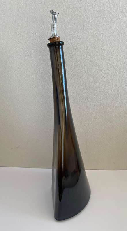 O.FREY & CO INTERLOCKING TWO GLASS PACO BERNE (SWITZERLAND) 1970 WINE BOTTLE SET