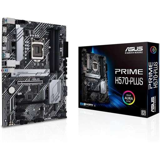 ASUS H570-PLUS Prime Intel H570 Rocket Lake Socket LGA 1200 ATX Desktop Motherboard