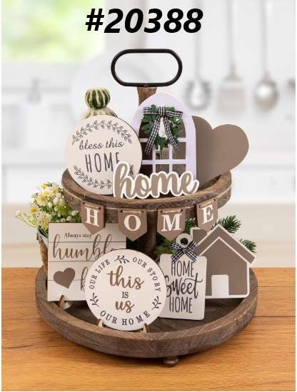 Kitchen Decor - Tiered Tray Decor - Americana