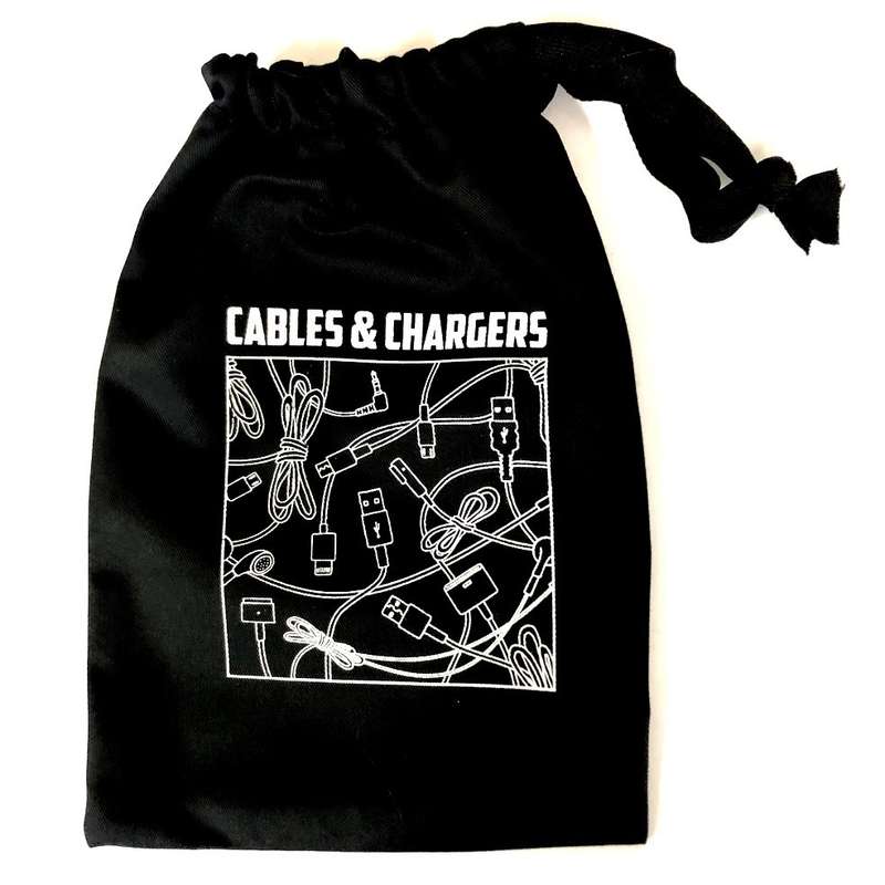 Cable & Charger Bag - Black