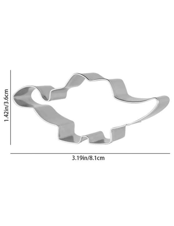Stainless Steel Cookie Cutter  Durable, Food-Safe, -  Baking, Fondant, Sandwich & Craft - Dinosaur