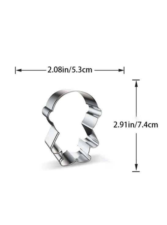 Stainless Steel Cookie Cutter  Durable, Food-Safe, -  Baking Fondant Sandwich & Craft - Astronaut