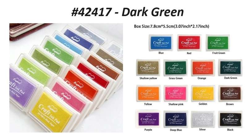 Card-making supplies - Craft Ink - Dark Green