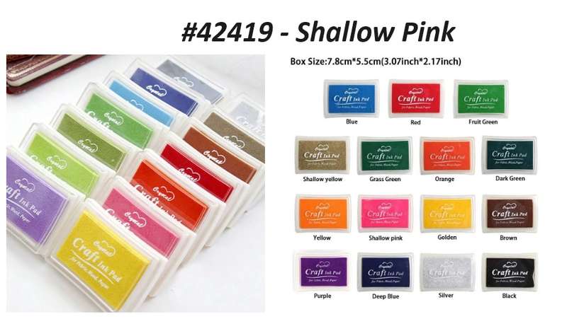 Card-making supplies - Craft Ink - Shallow Pink