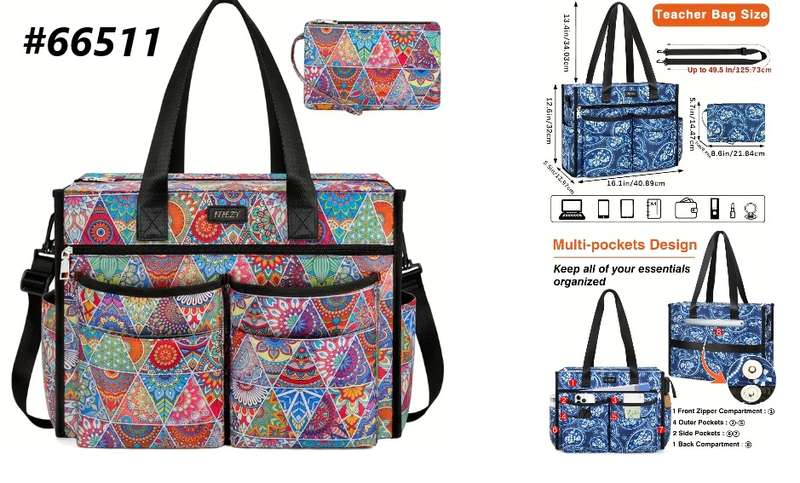 Scrapbooking / Craft making - Crop Craft Scrapbook Tote - Boho