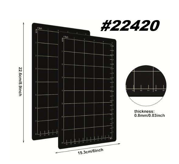 Cuttlebug Compatible-Magnetic Cutting Shim  - Grid Magnetic Shim - Embossing Machine Die Pads Sheet