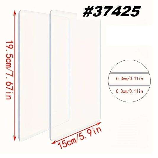 Cuttlebug Compatible - 2pcs Premium Polycarbonate Cutting Pads, Suitable for Die-Cutting Machines