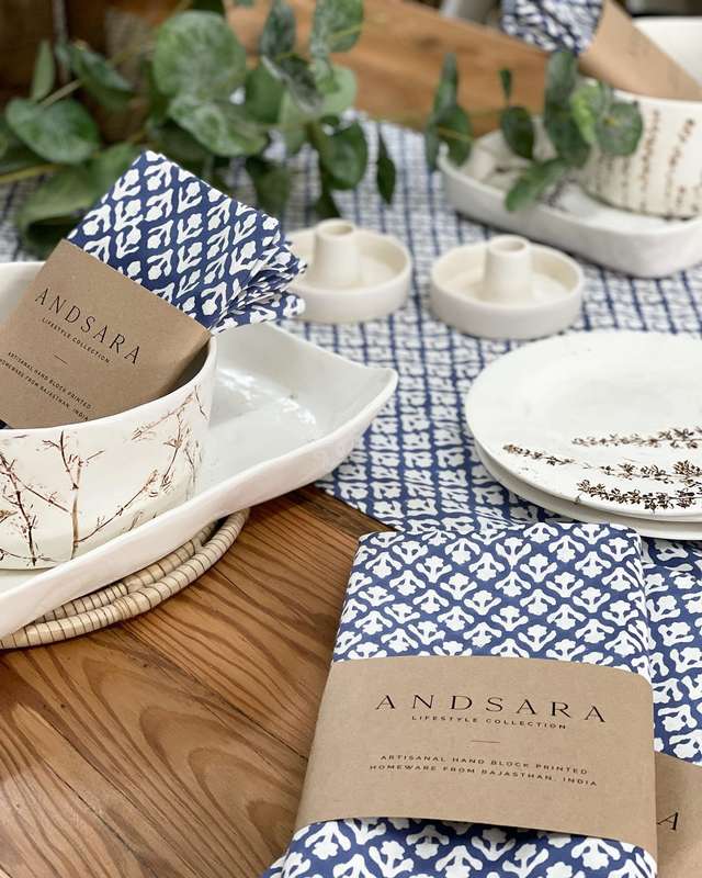 AndSara - Dhubri Table Runner