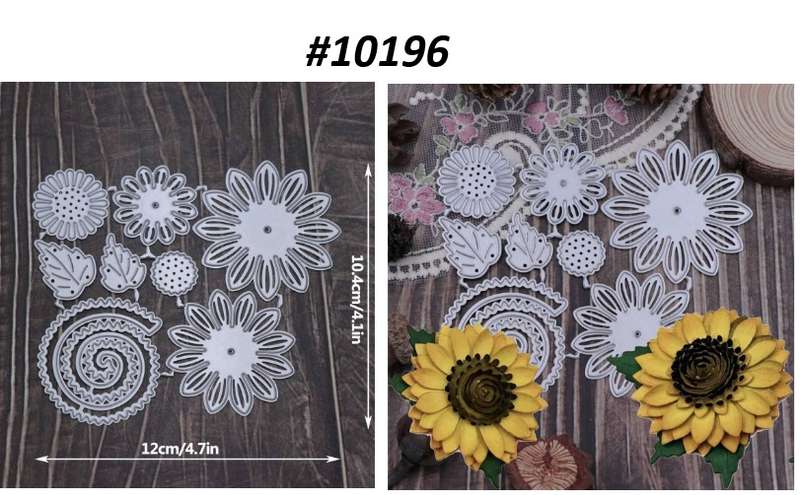 Cuttlebug - Die - Sunflower Petals  - card-making / Scrapbooking