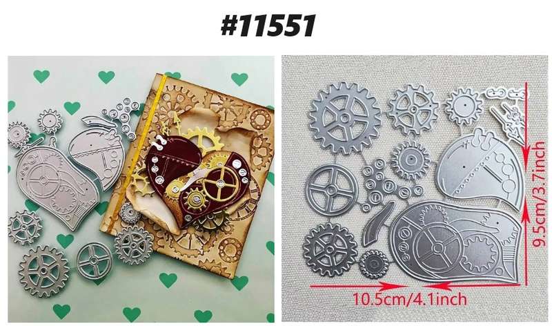 Cuttlebug - Die - Steampunk Sweethearts - card-making / Scrapbooking