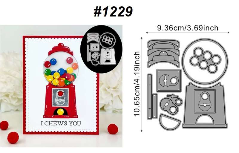 Cuttlebug - Die - Candy Machine - card-making / Scrapbooking