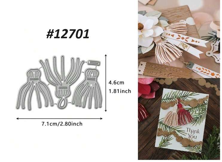Cuttlebug - Die - Fringe Tassle - card-making / Scrapbooking
