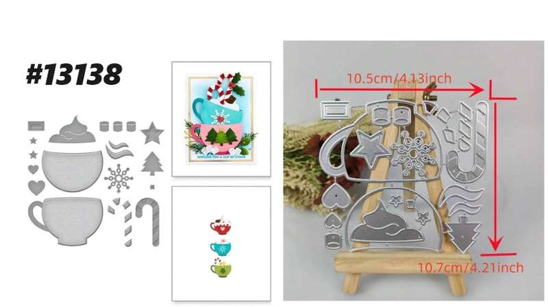 Cuttlebug - Die - Cozy Cocoa - card-making