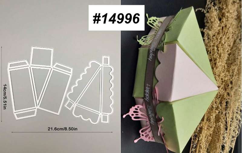 Cuttlebug - Die - Cake Box - party favour