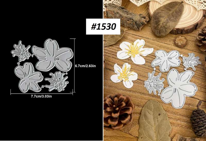 Cuttlebug - Die - Plumeria - card-making / Scrapbooking