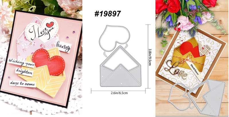 Cuttlebug - Die - Love Notes - card-making / Scrapbooking