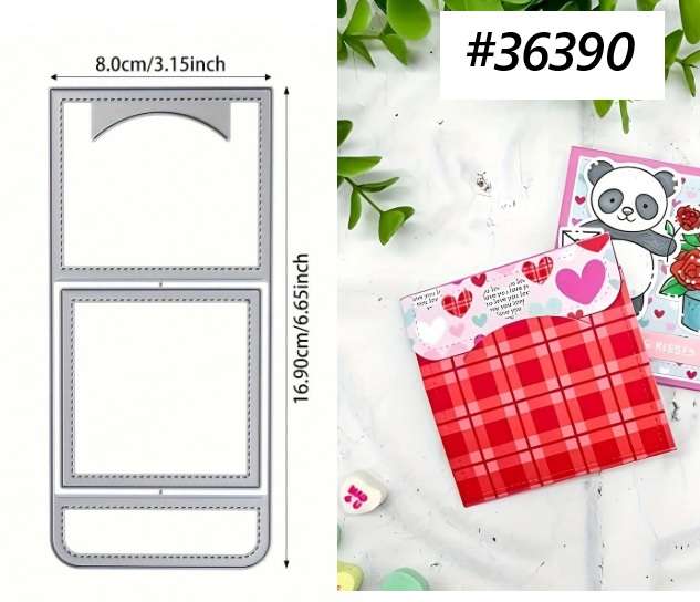 Cuttlebug - Die - Foldable Gift Envelope - Cardmaking