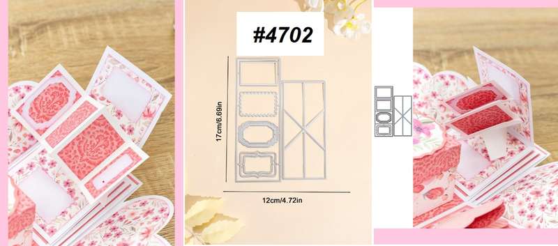 Cuttlebug - Die - Twist and Turn Pop-up card - Card-making / Craft-making