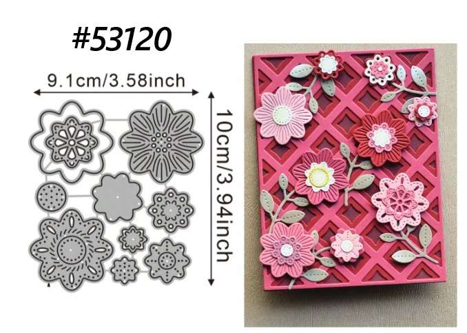 Cuttlebug - Die - Summer Blooms - Cardmaking