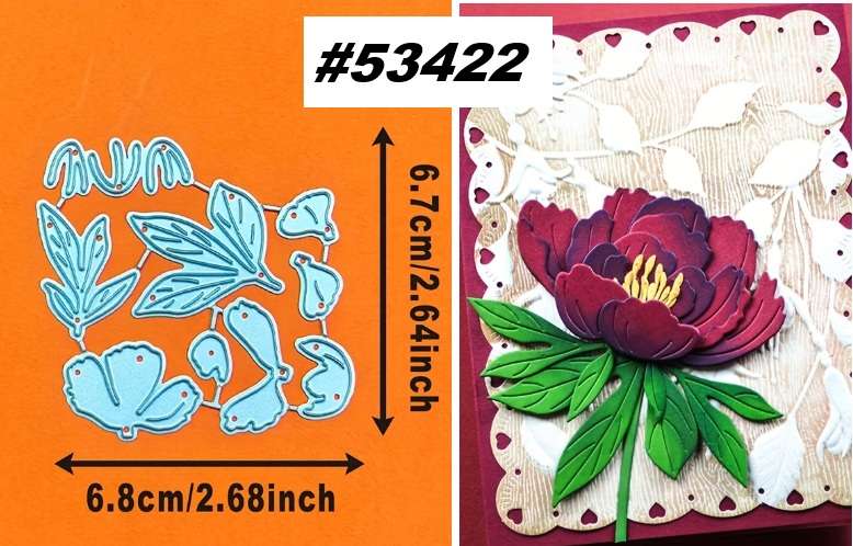 Cuttlebug - Die - Bloom and Blue - Cardmaking