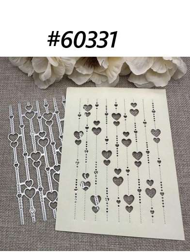 Cuttlebug - Die - String of Hearts - Cardmaking