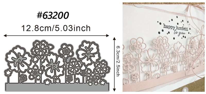 Cuttlebug - Die - Wildflowers - Cardmaking