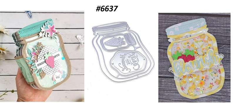 Cuttlebug - Die - Consol Jar  - Card-making / Craft-making