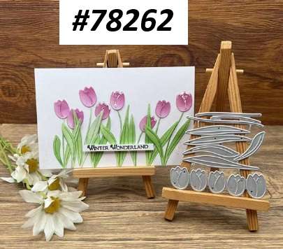 Cuttlebug - Die - Tulips - Cardmaking