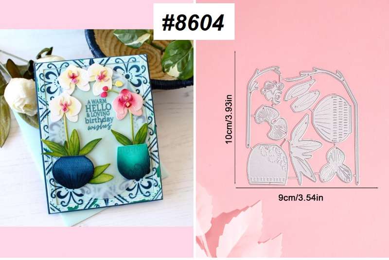 Cuttlebug - Die - Orchid - Cardmaking