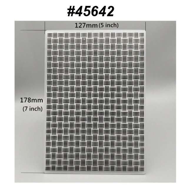 Embossing Folder - Basket Weave