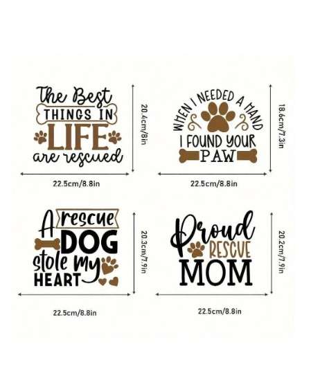 DTF Heat Transfer - Proud Rescue Mom (4 designs)