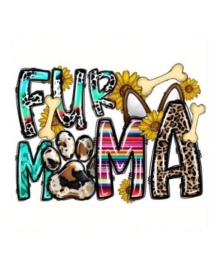 DTF Heat Transfer / Iron On - Fur Mama