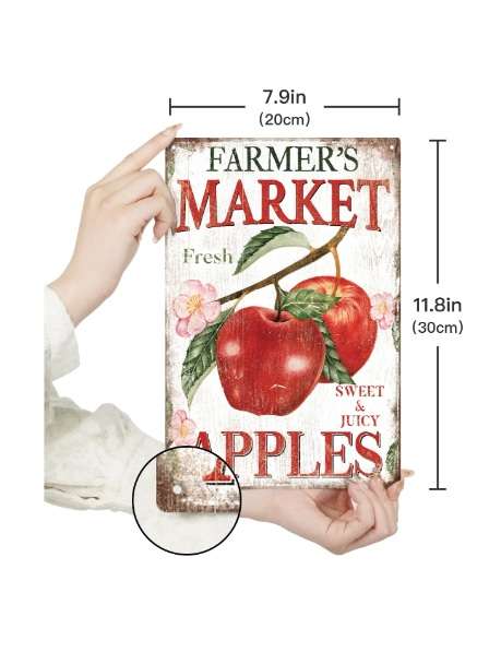 Metal sign - Farmer's Market