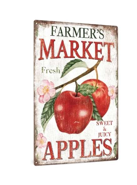 Metal sign - Farmer's Market