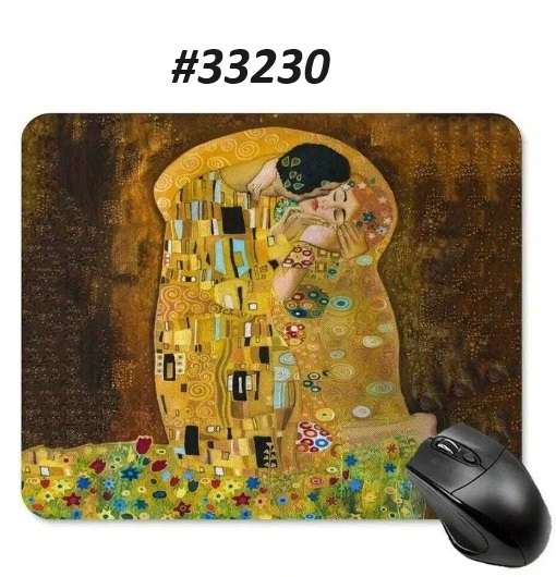 Art - Gustav Klimt The Kiss Mouse Pad