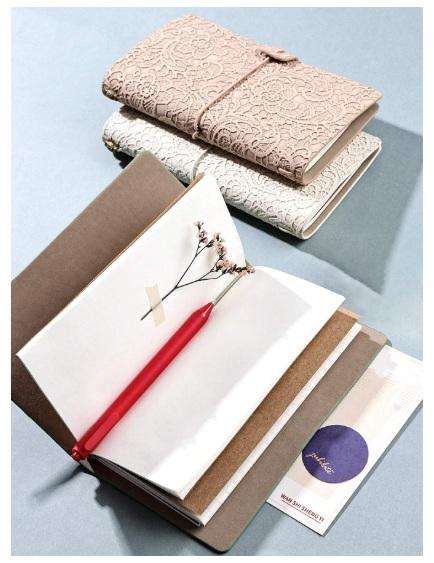 Travelers Notebook - Journal -  Vintage Lace