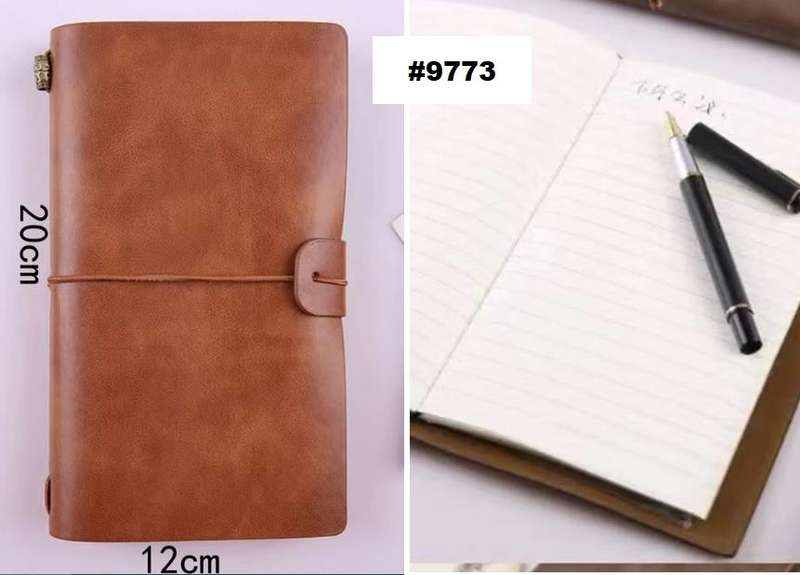 Faux leather Travelers Notebook  A6 Size with String