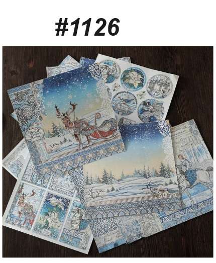 Scrapbook Paper Pad - Winter Tale - 15 sheets