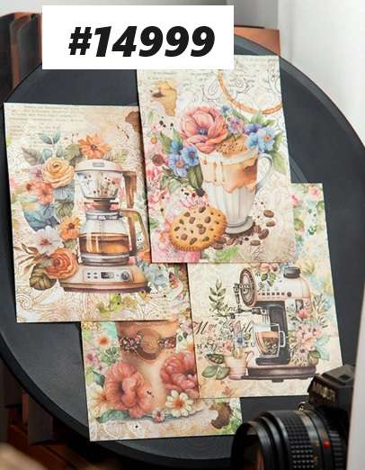 Junk Journaling / Scrapbooking - Jot & Java Junction - 30 sheets