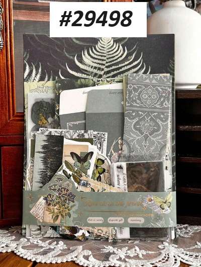 Paper Embellishment Pack  Misty Meadows - 91 piece