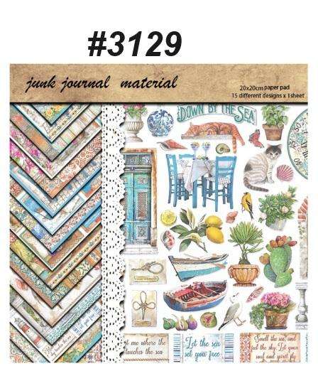 Scrapbook Paper Pad - Blue Dream