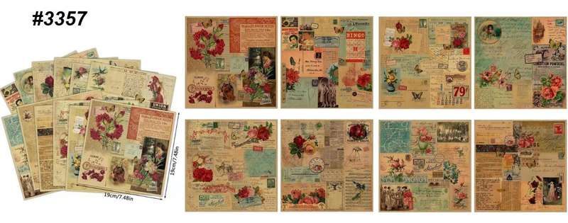Scrapbook Paper Pad - Vintage Vignettes