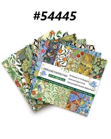 Scrapbook Paper Pad - Origami - 6 x 6 inch - 50 sheets